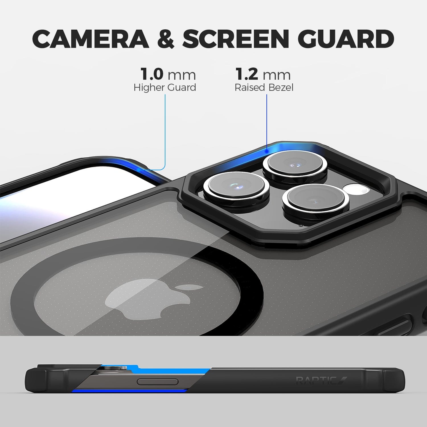 Raptic Air Tough MagSafe Case for iPhone 15 - Ultra-Thin Protective Cover with Military-Grade Drop Protection | Perfect for Outdoor Adventures, Travel & Daily Use