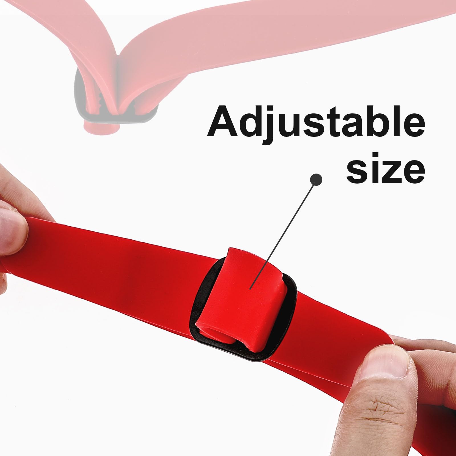 Professional Silicone Neckline Shaving Template & Hair Trimming Guide - DIY Haircut Tool for Clean Straight Hairlines, Fade & Taper Cuts - Perfect for Home Haircuts, Barbers & Stylists (Red) - Ideal for Men's Grooming, Beard Trimming & Salon-Quality Results at Home