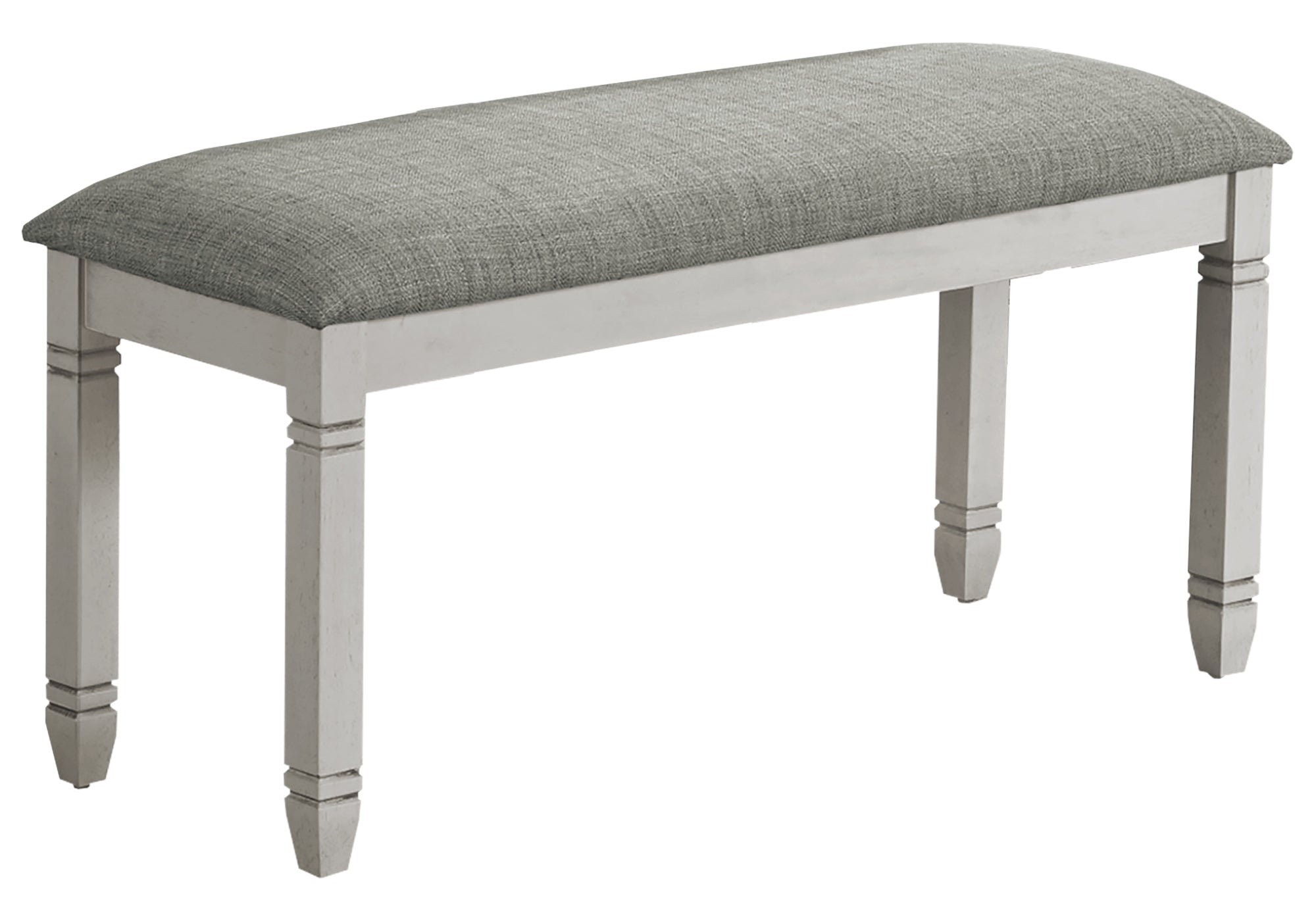 Grey Upholstered Bench 41