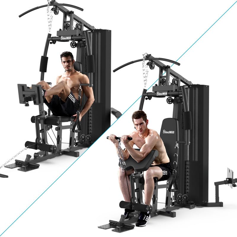 SincMill Home Gym - Multifunctional Full Body Workout Equipment for Strength Training & Fitness | Perfect for Home Exercise, Small Spaces & Personal Training