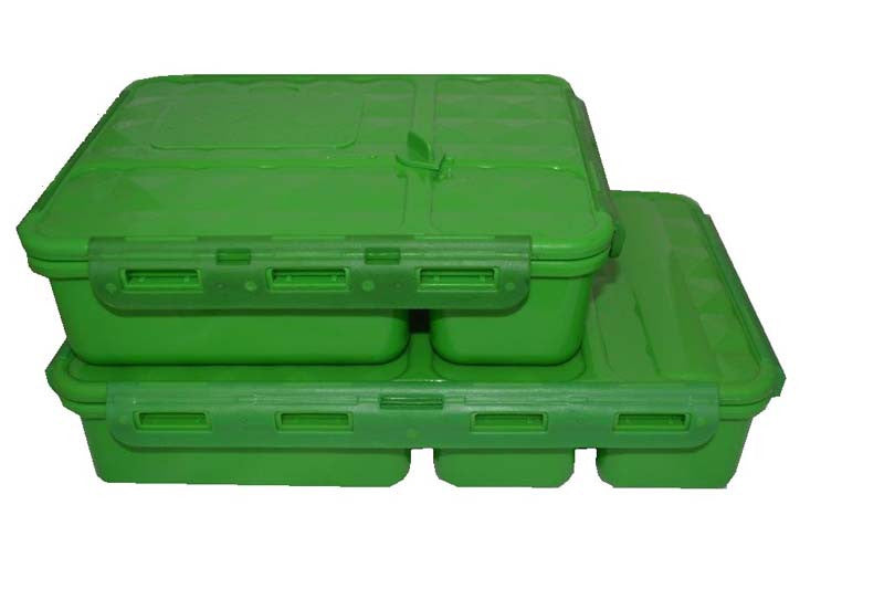 Eco-Friendly Medium Lunch Box - BPA-Free, Reusable & Sustainable Food Container for Work, School & Picnics | Green Color