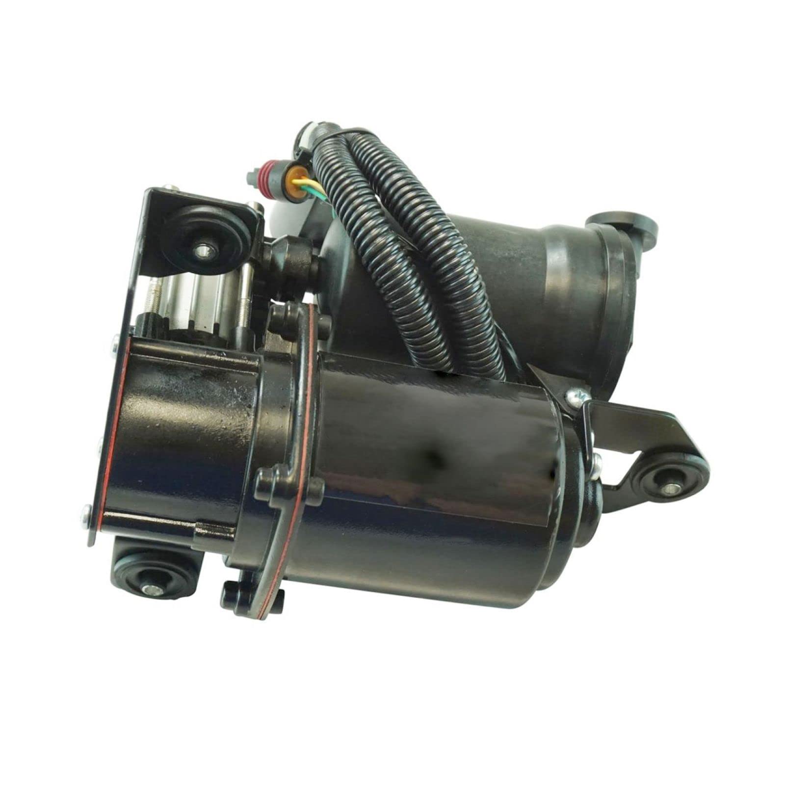 3 Piece Air Suspension Kit Rear Shock Assemblies with Compressor - Compatible with Chevy Silverado, GMC Sierra - Perfect for Towing, Off-Roading & Smooth Ride Adjustments