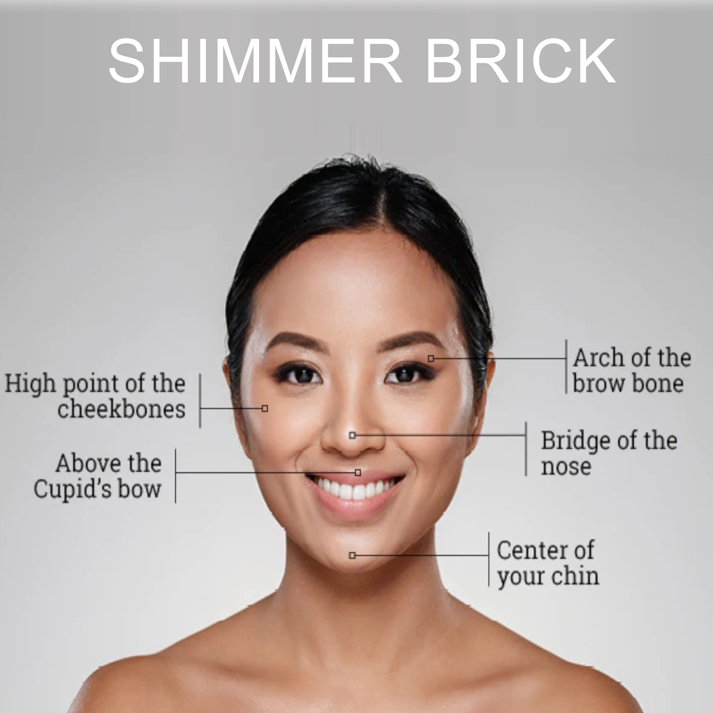 VARS LONDON Face Shimmer Highlighter & Bronzer Palette - Blush, Illuminator & Contour Combo Pack (Shade 4) | Perfect for Daytime Glow & Evening Makeup Looks