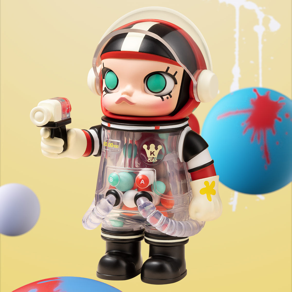 Mega Space Molly 100% Series 3 Action Figure - Collectible Toy for Kids & Adults - Perfect for Display, Gifts & Playtime Fun