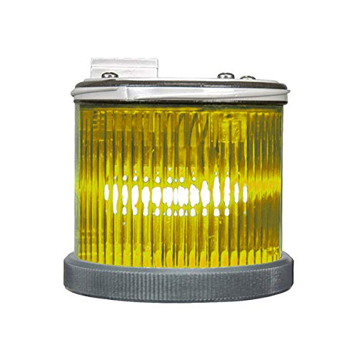 FMX 70mm Bulb-Type Light Module - Flashing Yellow LED/Incandescent Warning Light - 24-240VAC, UL Type 4X, IP66 Rated - Ideal for Industrial Equipment, Traffic Signals & Safety Alarms