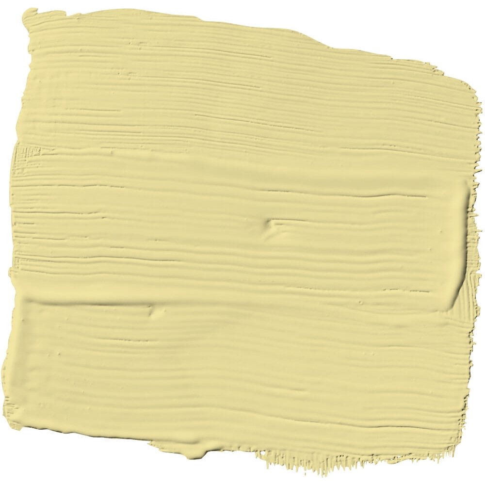 Glidden Exterior Paint + Primer in Subtle Sunshine Yellow - One Coat Satin Finish, 5 Gallon Bucket - Perfect for House Exteriors, Fences & Outdoor Projects