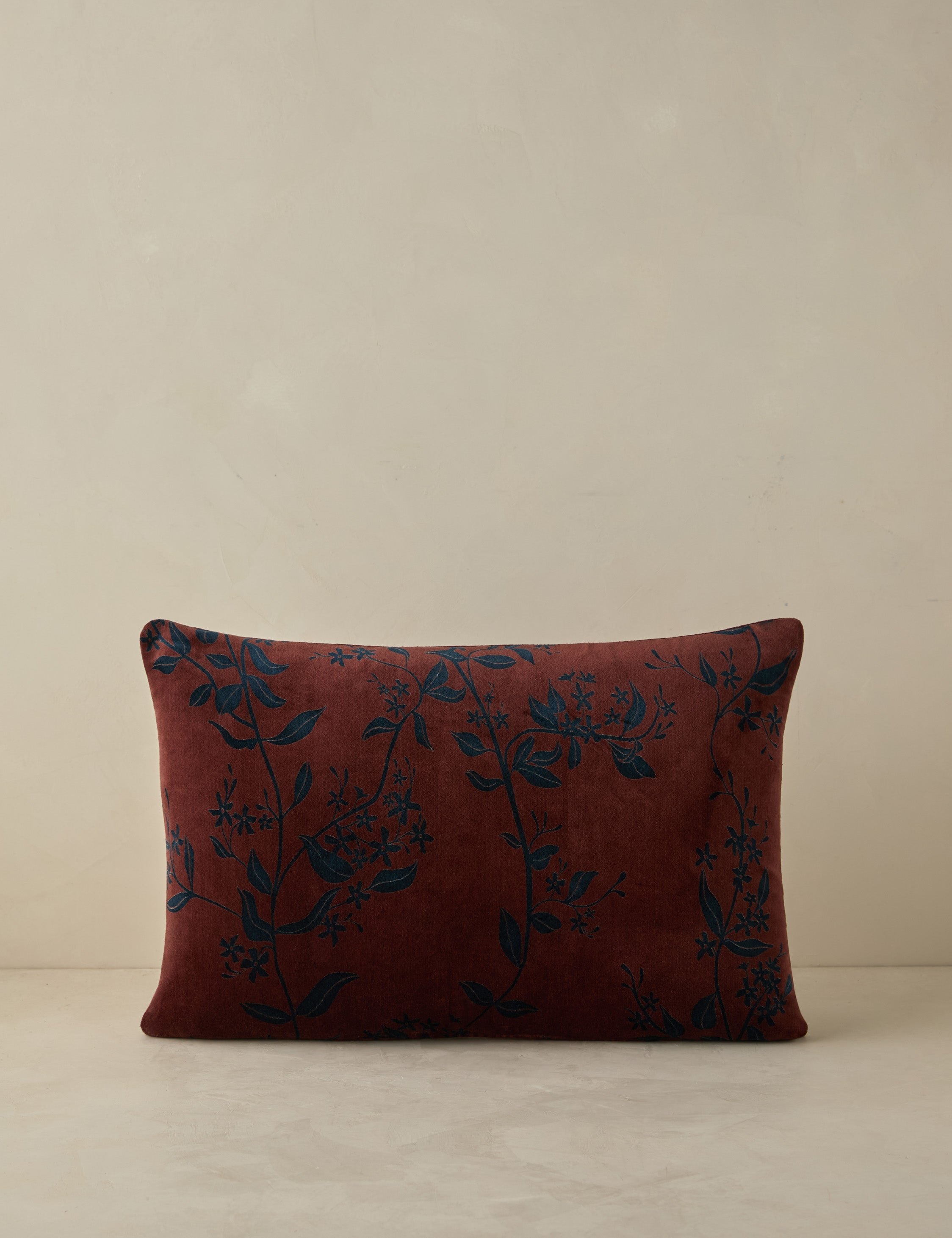 Carmine Velvet Pillow - Soft Luxury Decorative Throw Pillow for Couch, Bed & Sofa - Perfect for Living Room, Bedroom & Home Decor