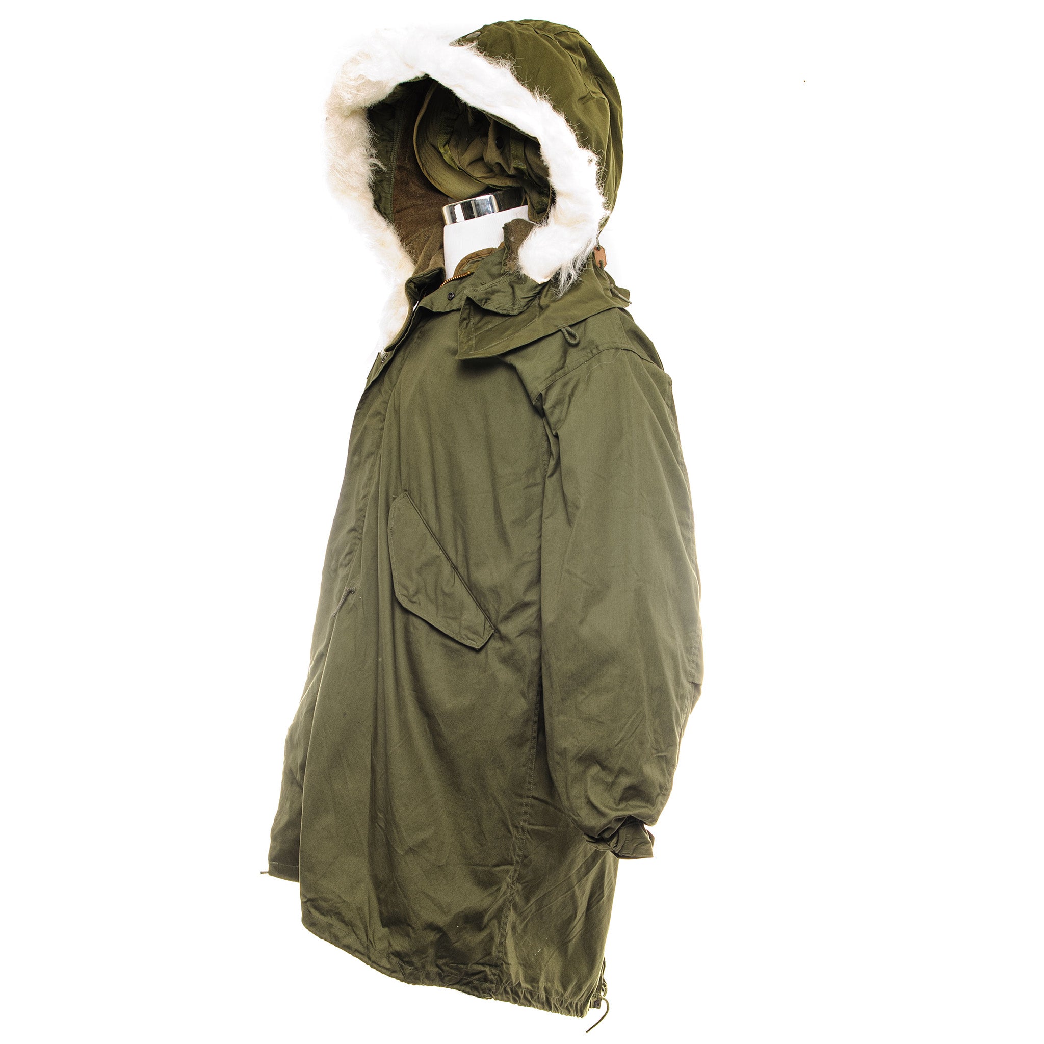 Vintage 1960s US Army Fishtail Parka with Liner - Medium Regular Size, Deadstock - Perfect for Military Collectors & Cold Weather Outdoor Activities