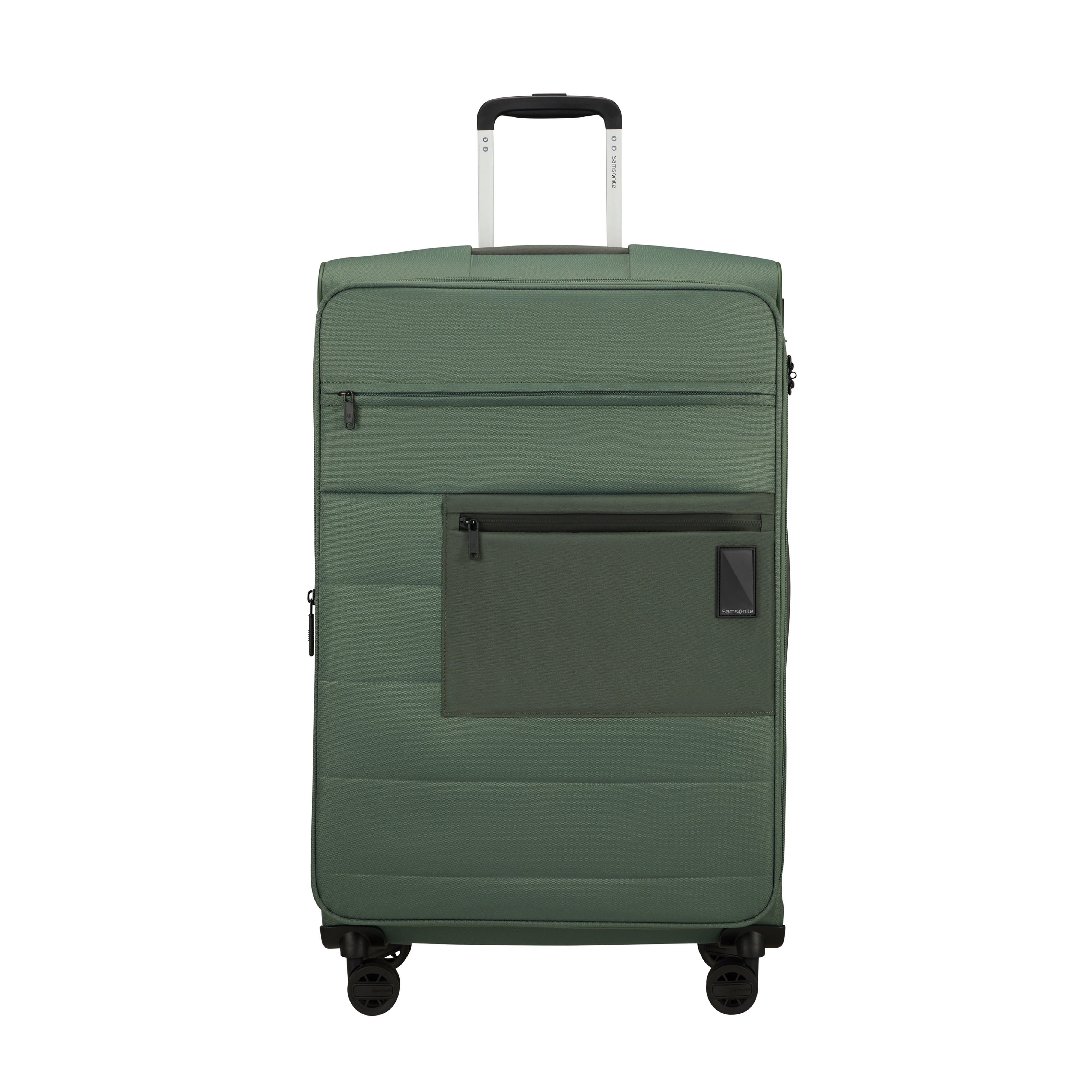 Samsonite Vaycay 3 Piece Spinner Luggage Set - Lightweight Expandable Suitcase with 360° Wheels for Travel, Business & Vacation (Black) - Perfect for Airplane Carry-On, Road Trips & Family Getaways
