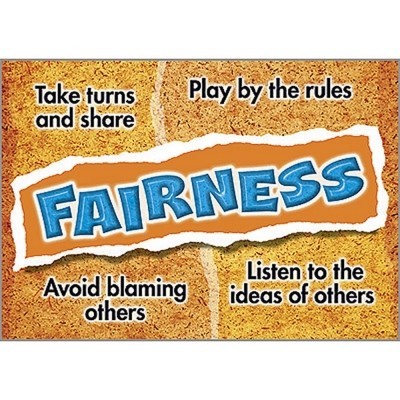 Argus® Fairness Motivational Poster - Inspirational Office Wall Art for Workplace, School & Home Decor - Encouraging Equality & Teamwork in Professional & Personal Spaces