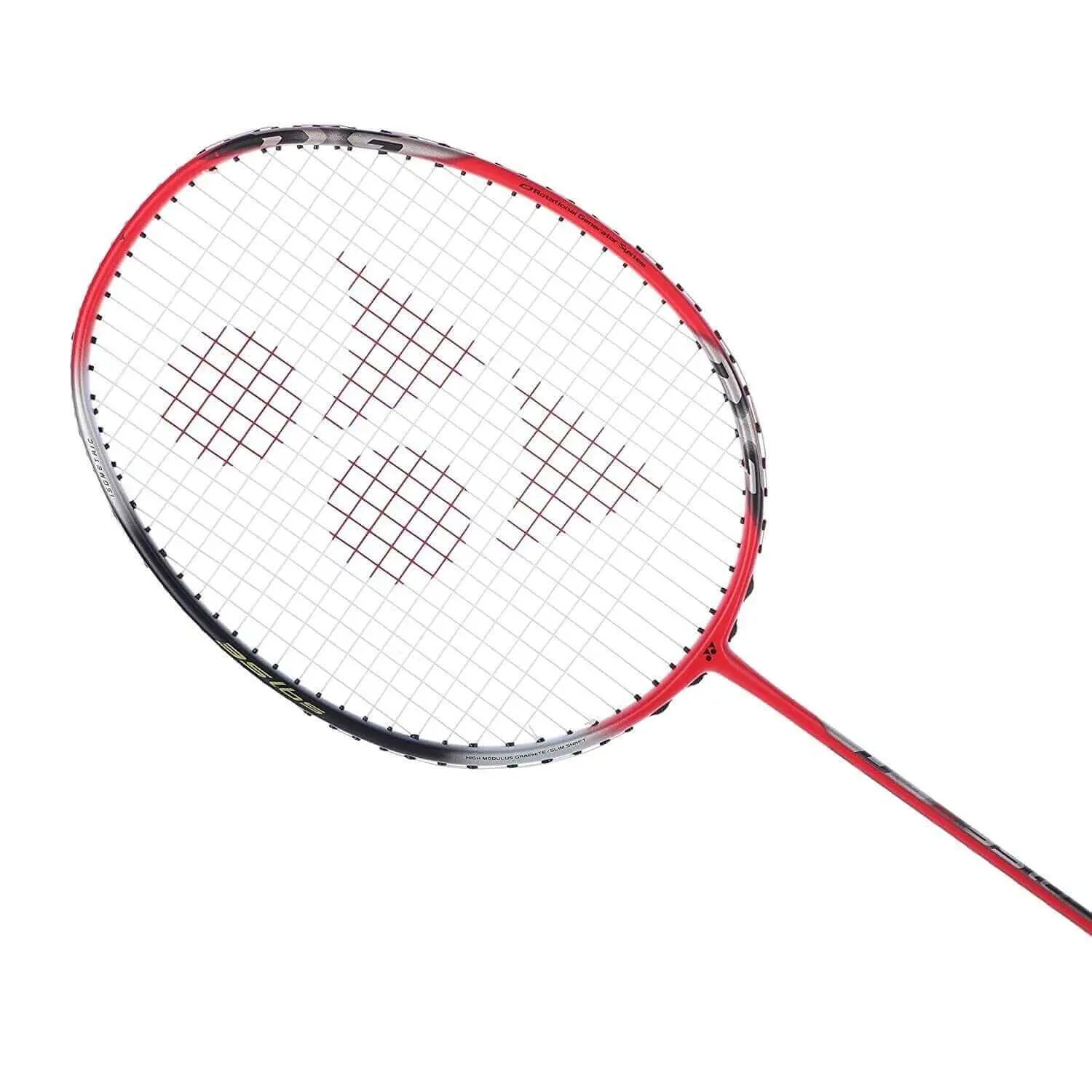 Yonex Astrox 3 DG Badminton Racket (Red/Black) - Professional Carbon Fiber Shuttlecock Racket for Tournament & Training