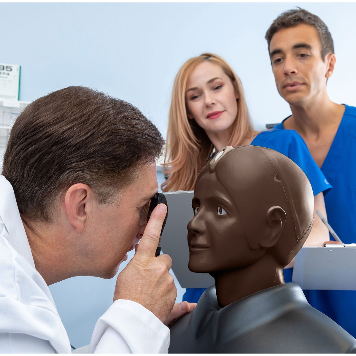 3-Step Eye Examination Simulator Kit - Professional Optometry Training Tool for Students & Doctors - Perfect for Clinical Practice & Medical Education