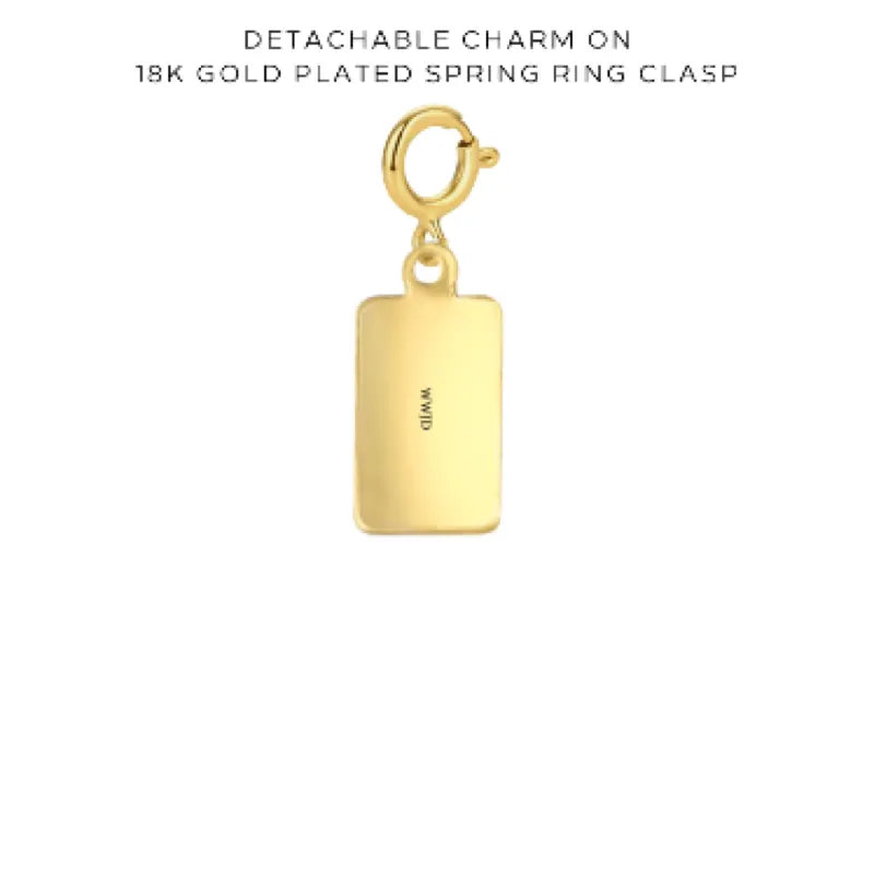 Personalized Engraved Charms with Detachable Clasp - Custom Name Jewelry Gift for Women - Perfect for Birthdays, Anniversaries & Special Occasions
