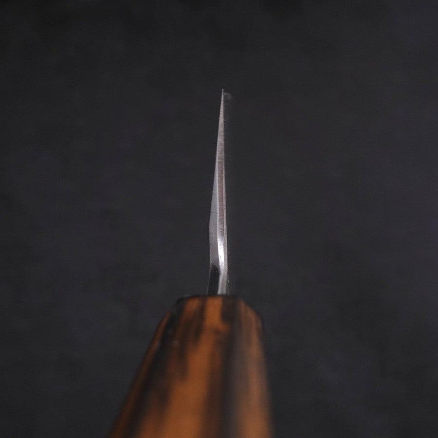 Premium Usuba Knife (Kanto) - White Steel #2 Kasumi Sumi Urushi Handle 210mm - Japanese Chef Knife for Slicing Vegetables & Sushi Preparation