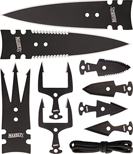 Premium Marble Spear Heads Combo Set for Hunting & Outdoor Survival - Durable Stone Spear Tips for Camping, Bushcraft, and Wilderness Adventures