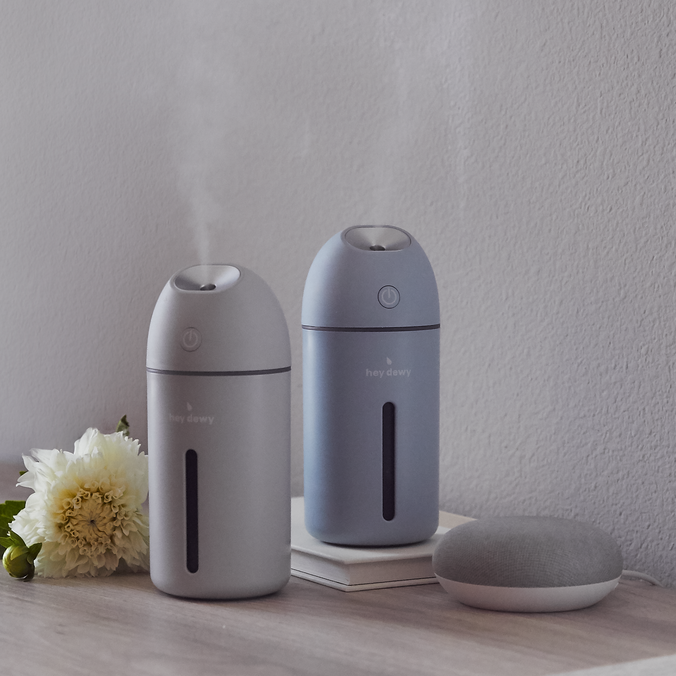 Hey Dewy Wireless Facial Humidifier - Portable USB Rechargeable Moisturizing Device for Dry Skin Care - Perfect for Home, Office & Travel Use