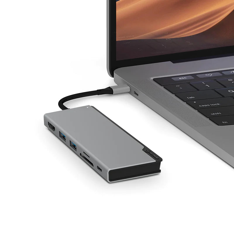 UNI USB C Dock with Power Delivery - Ultra Series | 4K HDMI, Ethernet, USB Ports for MacBook Pro, Dell XPS, HP Laptop | Home Office & Gaming Setup