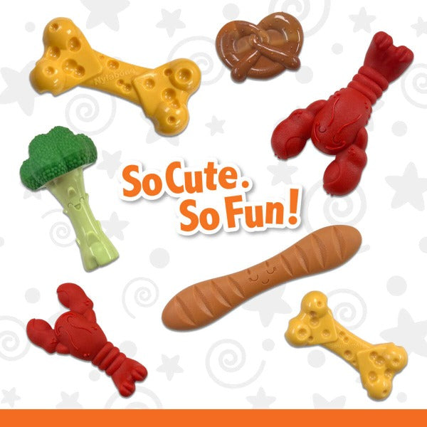 Nylabone Power Chew Lobster Dog Toy - Durable Chew Toy for Aggressive Chewers, Interactive Play & Dental Health | Great for Large Dogs, Puppy Teething & Playtime Fun