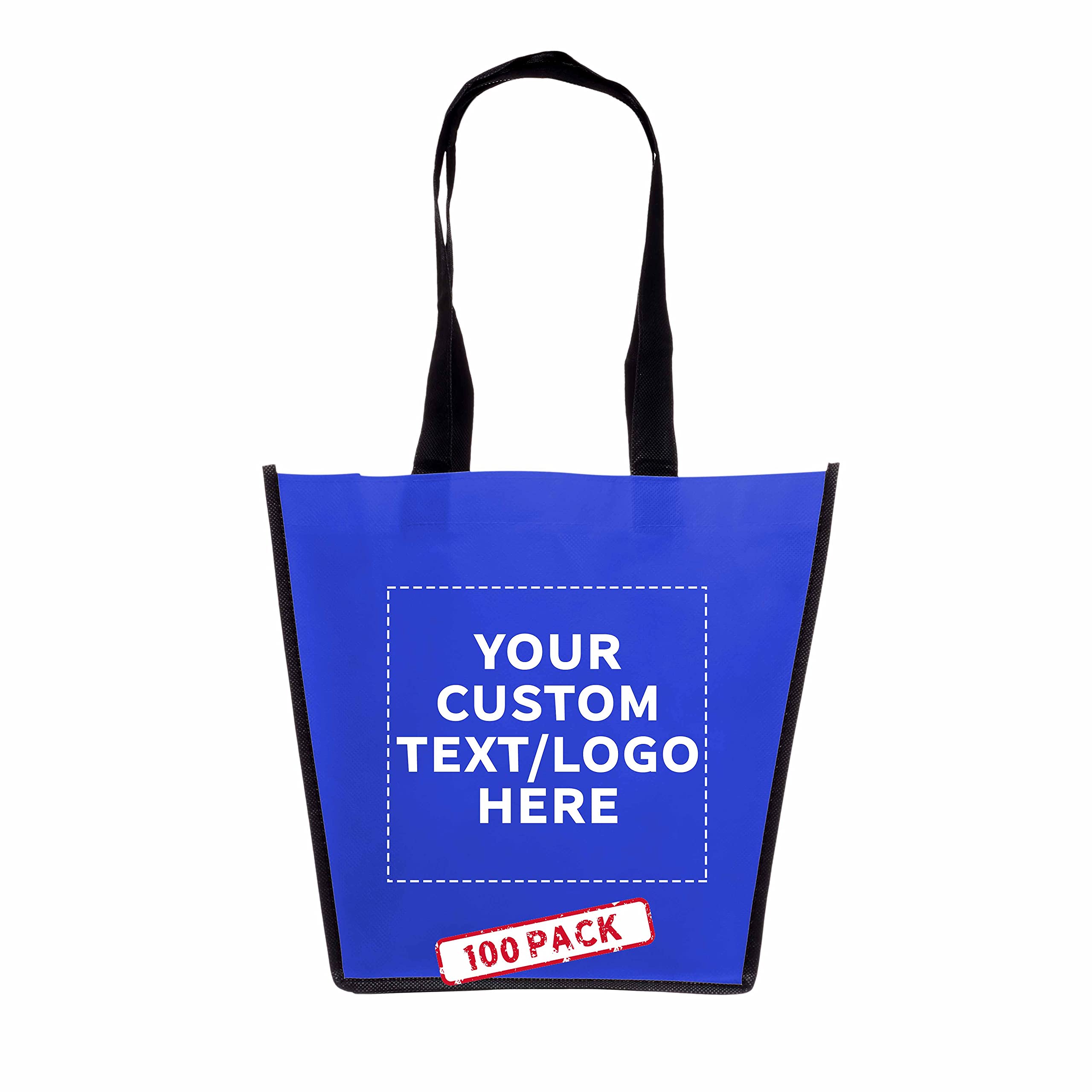 Eco-Friendly Non-Woven Reusable Shopping Tote Bags - Durable & Lightweight Grocery Bags for Shopping, Beach, Picnic & Travel