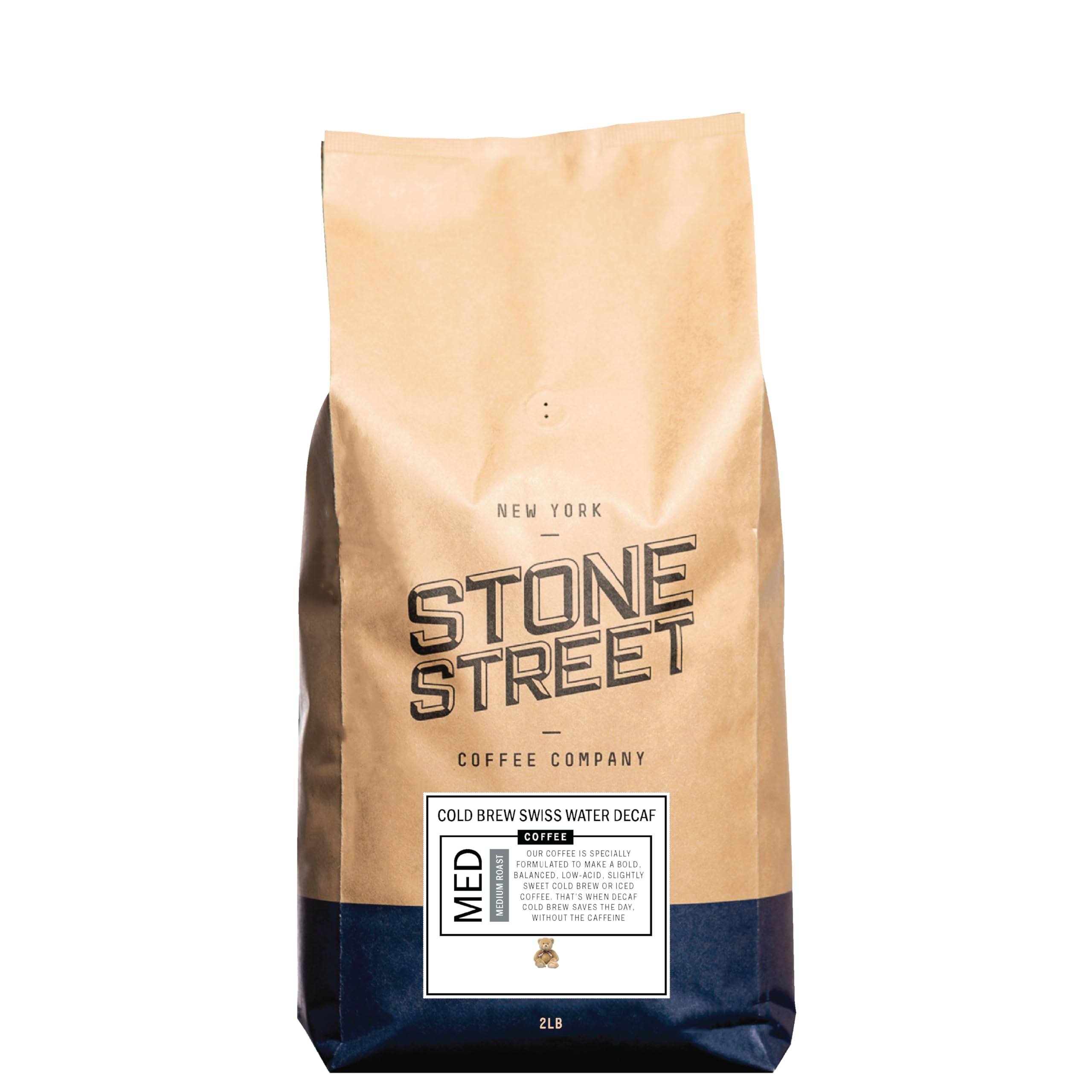 Premium Swiss Water Process Decaf Coffee - Medium Roast Ground Coffee, 2 LB Bag | Naturally Decaffeinated, Rich & Smooth Flavor | Perfect for Afternoon Relaxation, Evening Enjoyment & Coffee Lovers Who Avoid Caffeine