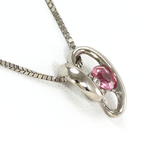 14K White Gold Pink Tourmaline Necklace for Women - Elegant Gemstone Jewelry Gift for Birthday, Anniversary & Valentine's Day | Perfect for Weddings, Parties & Special Occasions