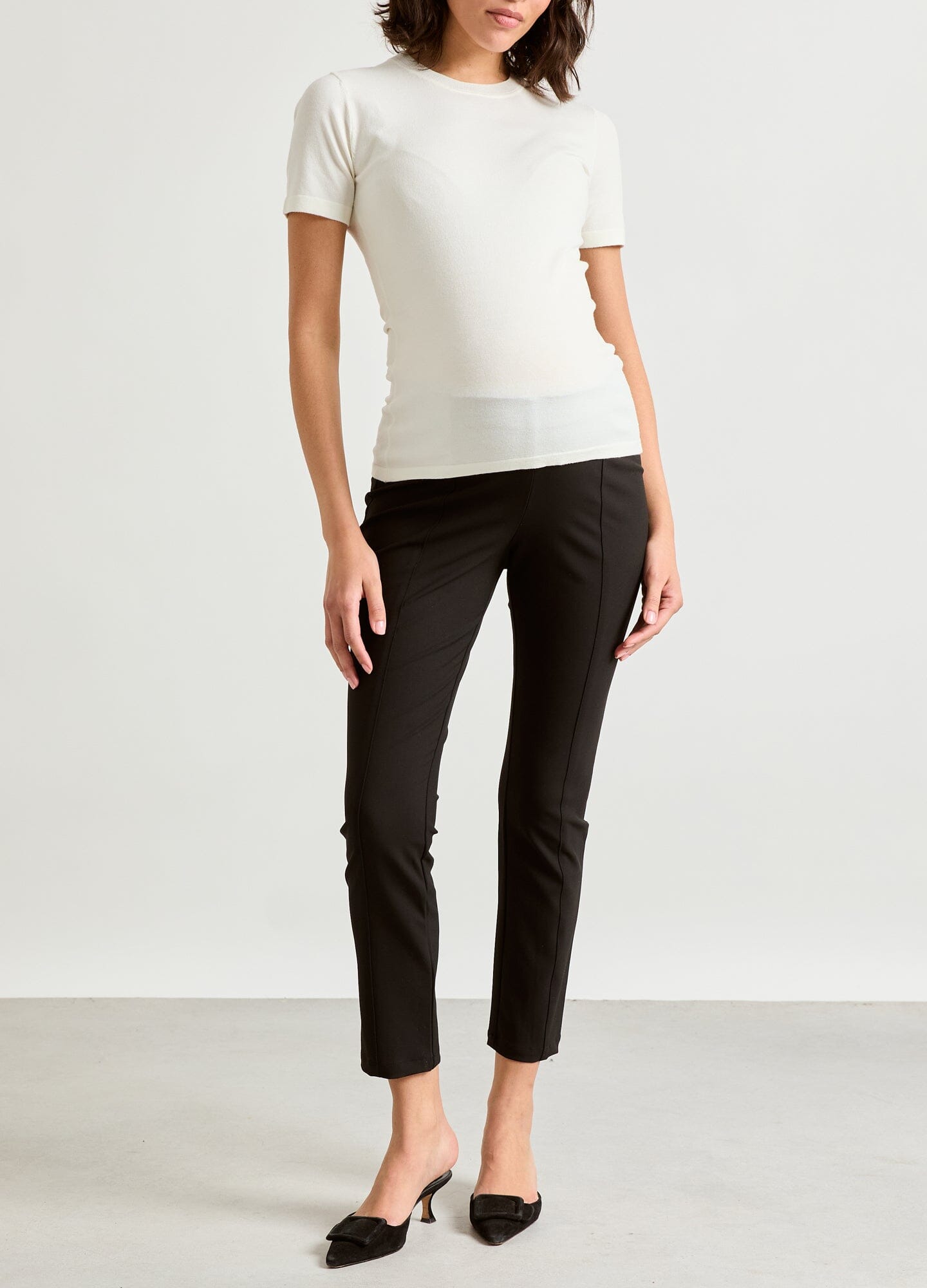 Stylish High-Waisted Stiletto Pants for Women - Slim Fit Office Trousers with Stretch Comfort | Perfect for Work, Business Meetings & Evening Events