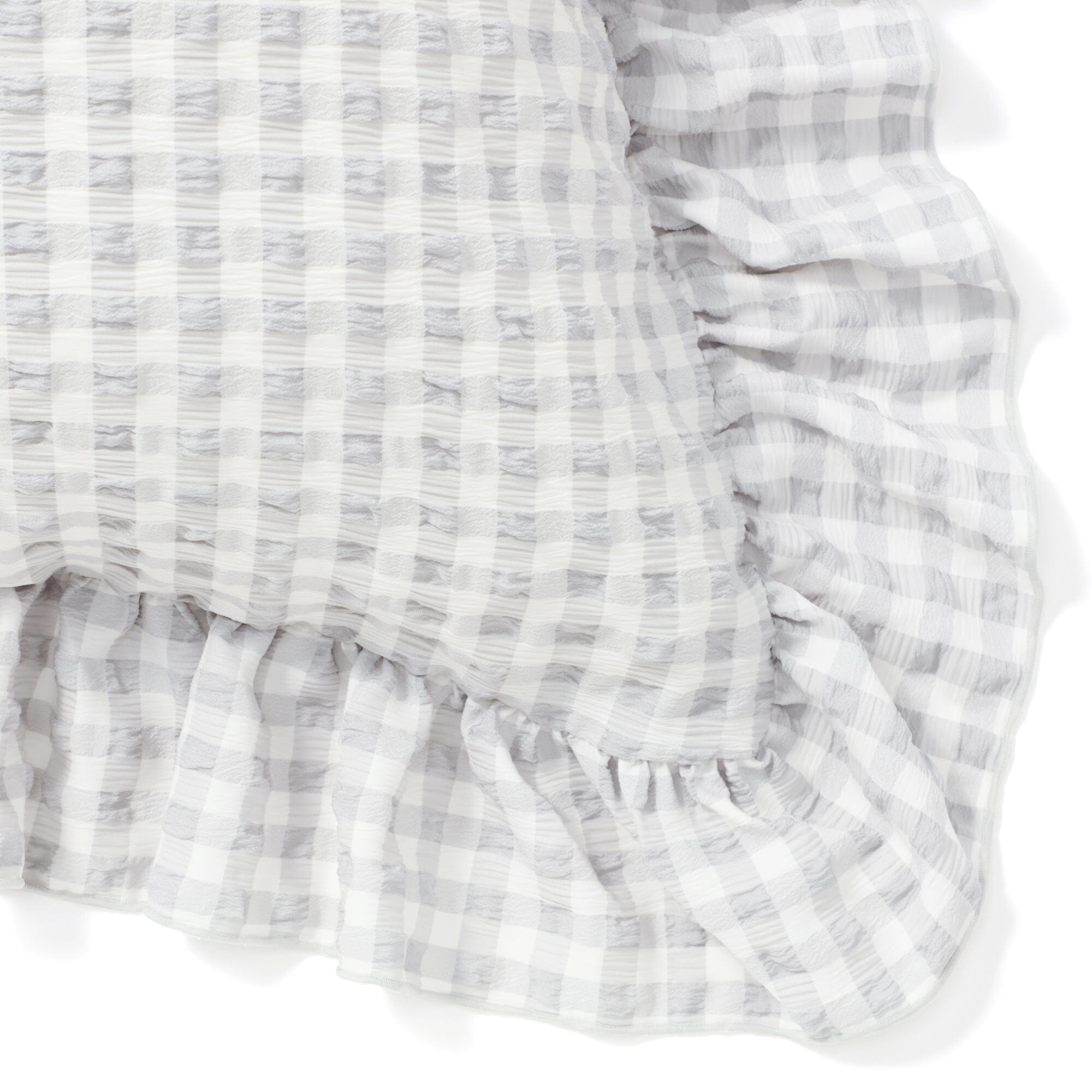 Fuwaro Cooling Pillow Cover - Breathable Frill Check Design 27.5