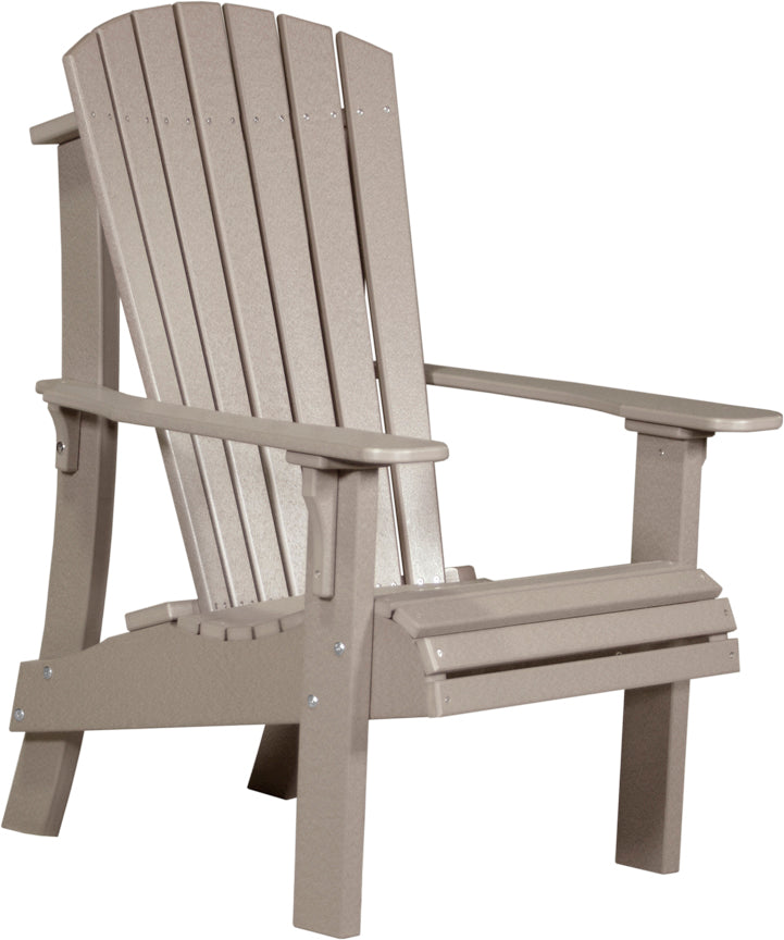 Premium Adirondack Chair - Heavy Duty Outdoor Patio Furniture, All-Weather Resin Wicker, Comfortable Lounge Chair for Garden, Poolside, Deck, and Backyard Relaxation
