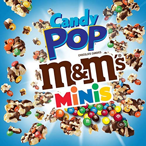 M&M's Mini Candy Coated Popcorn - 5.25oz Bags (Pack of 12) | Real M&M's Candy Pieces | Movie Night Snacks, Party Favors & Office Treats