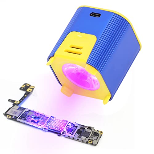 Portable UV Curing Light LED Black Lamp - 5V Type C Charging for Nail Art, UV Gel Curing & Repair Inspection | Home Salon & DIY Projects