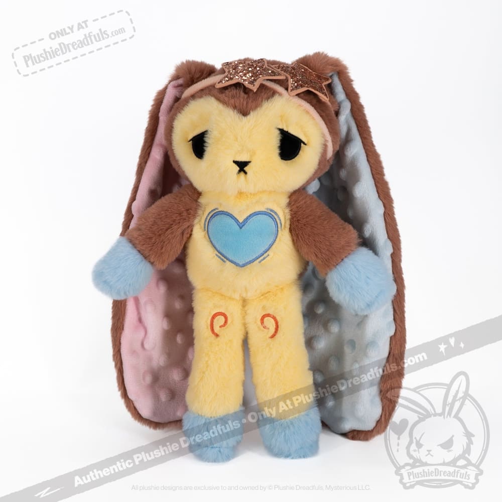 Plushie Dreadfuls POTS V2 Rabbit Stuffed Animal - Soft Cuddly Plush Toy for Kids, Anxiety Relief & Comfort, Perfect Gift for Collectors & Stress Relief