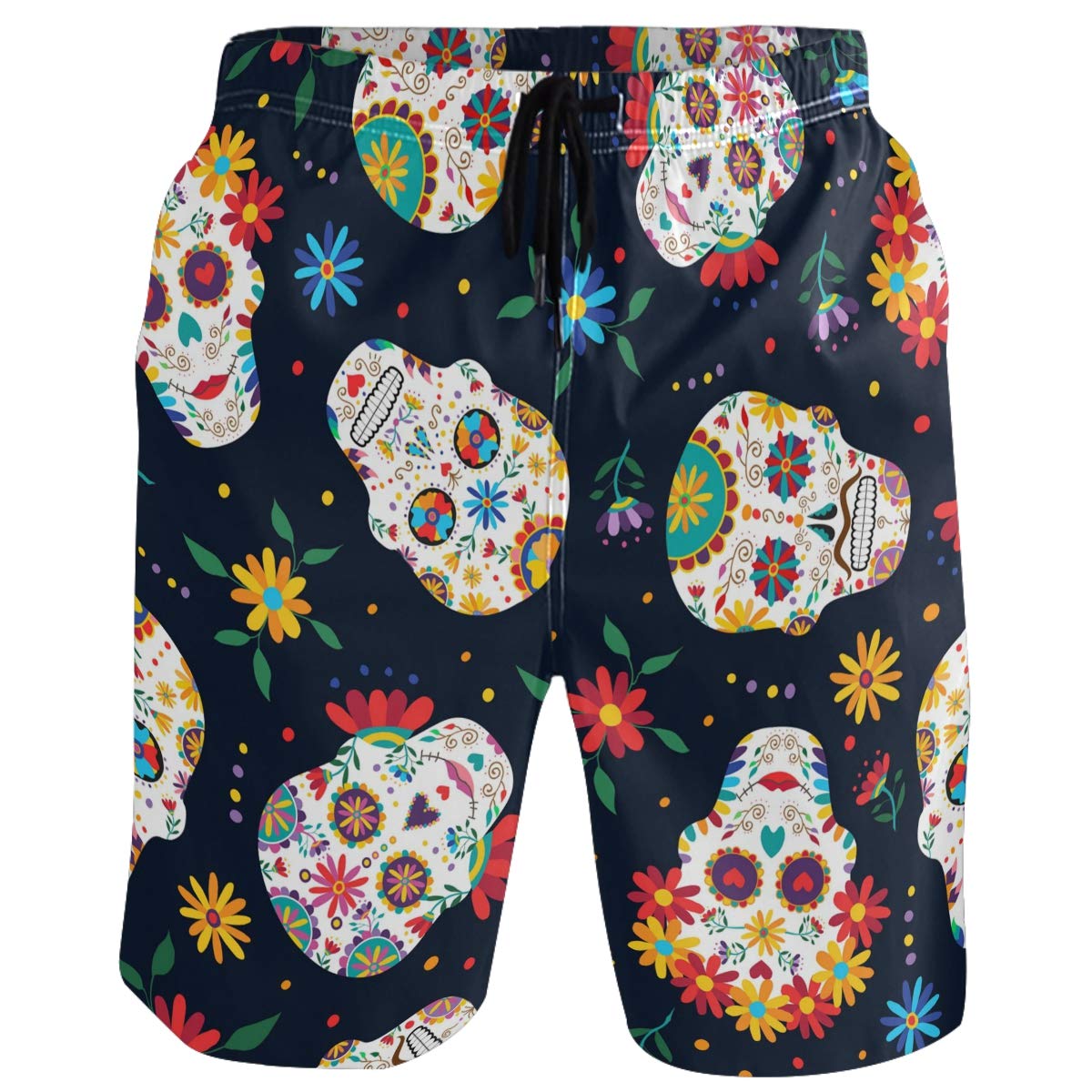 Visesunny Men's Quick Dry Swim Trunks - Lightweight Summer Beach Shorts for Swimming, Surfing & Vacation | Comfortable Bathing Suits & Casual Board Shorts
