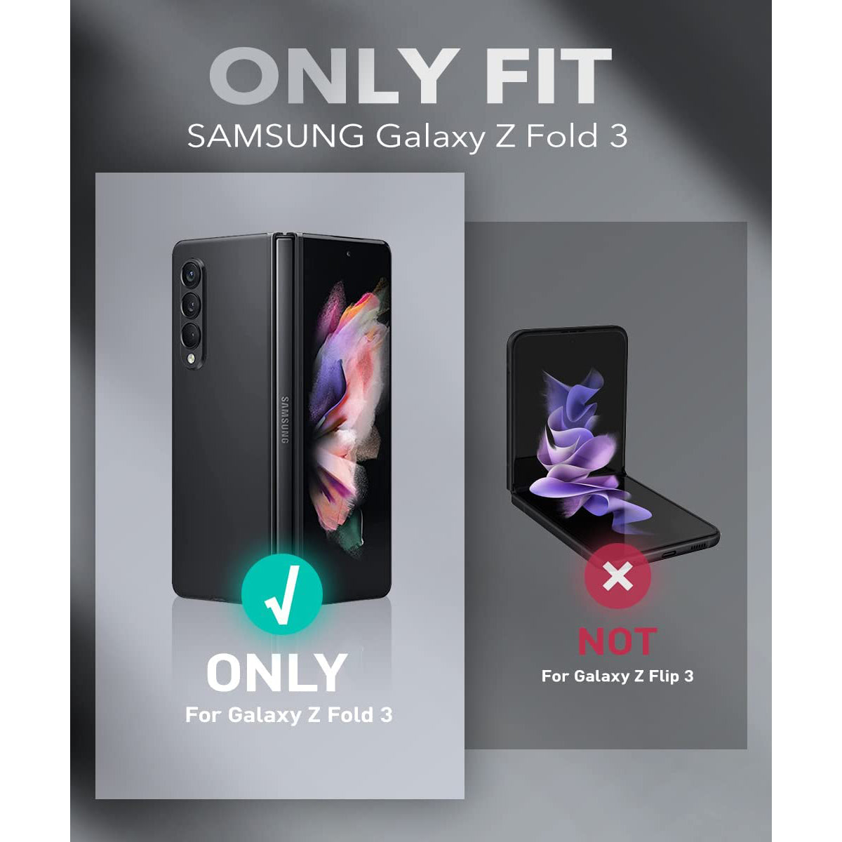 Universal Belt Clip Phone Holster - Compatible with Samsung Galaxy Fold & Large Smartphones - Secure & Adjustable Black Pouch for Work, Hiking & Outdoor Activities