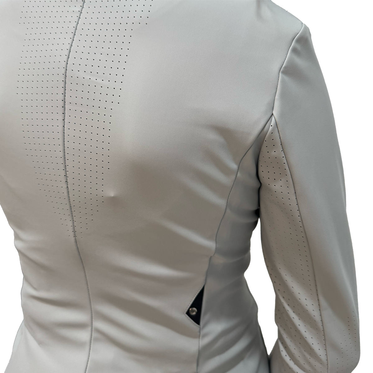 Equiline Women's Eufra Show Coat with Laser Perforation - Breathable Equestrian Riding Jacket for Horse Shows & Competitions