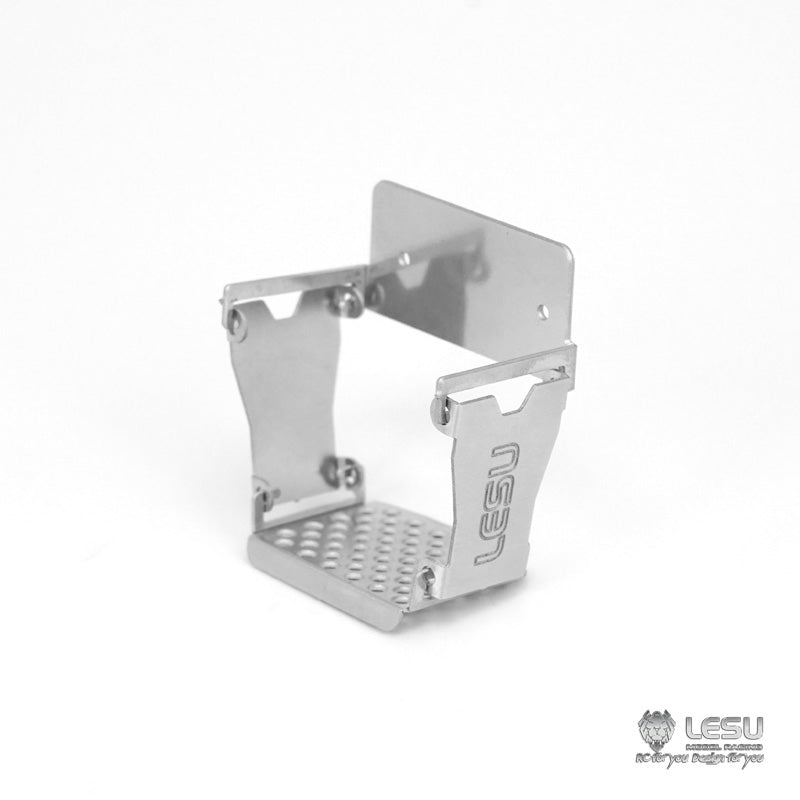 LESU Stainless Steel RC 1/14 Scale TGS Hydraulic Dumper Truck Side Step Pedal - Durable Metal Cab Accessory for Remote Control Tipper Model Cars | Perfect for Off-Road Simulation & Construction Site Play Scenes
