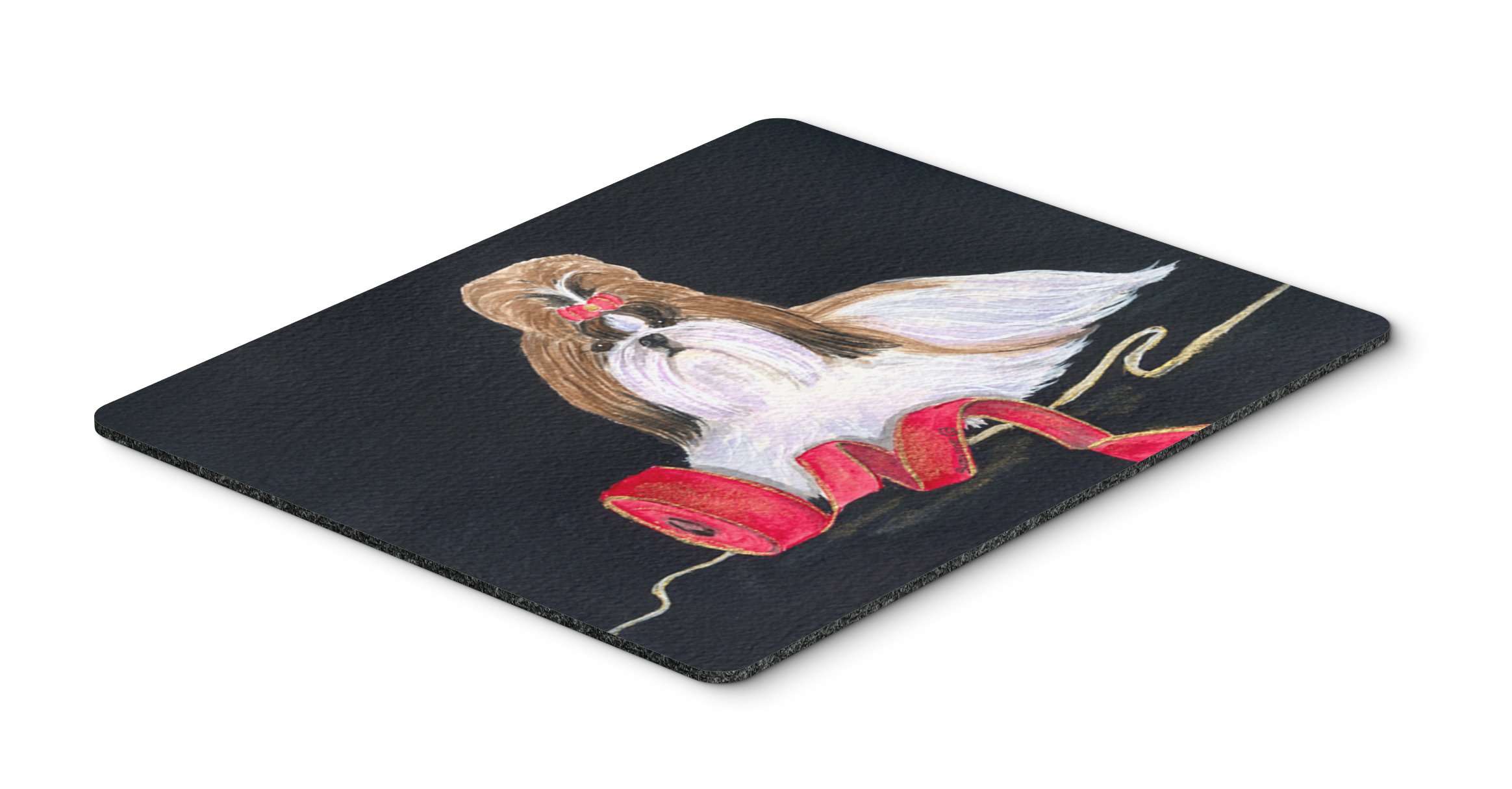 Shih Tzu Mouse Pad & Hot Pad - Washable Large Mouse Mat for Home Office, Gaming, Computer & Laptop - Perfect Desk Accessory for Work & Play | Caroline's Treasures SS8562MP