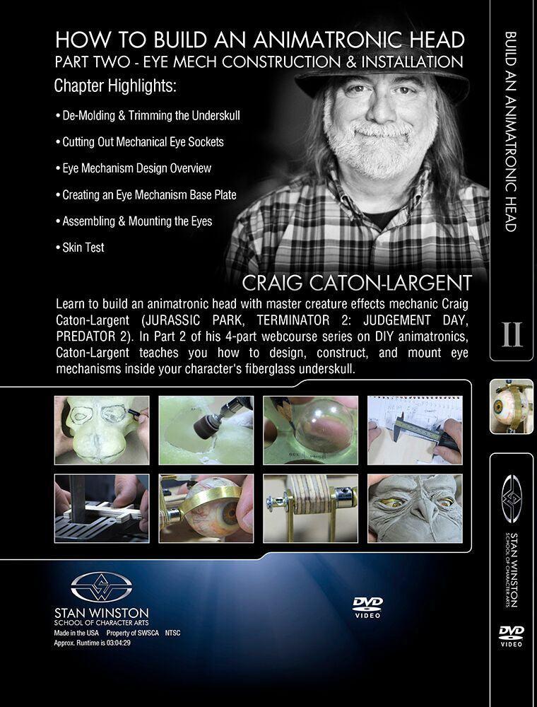 Stan Winston Studio Animatronic Head Building Tutorial DVD - Learn How to Create Movie-Quality Animatronics for Film & Theater Productions