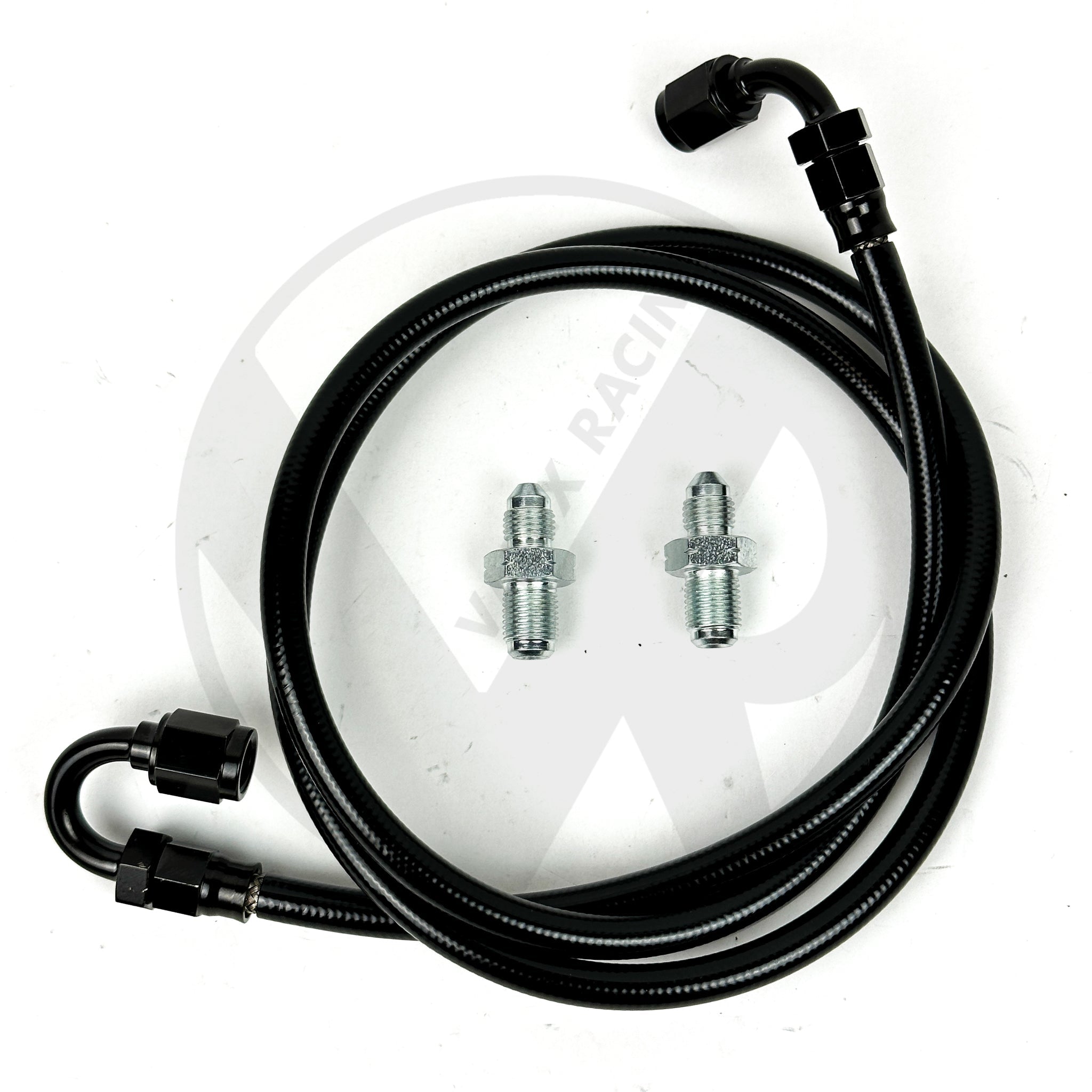 96-00 Honda Civic K Swap K Tuned Stainless Steel Clutch Line (Black) - High Performance Upgrade for Racing & Street Use