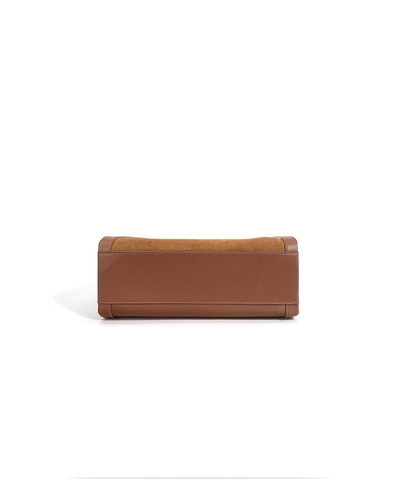 Genuine Leather Shoulder Messenger Bag for Men & Women - Stylish Tote & Crossbody Bag - Perfect for Work, Travel & Daily Use