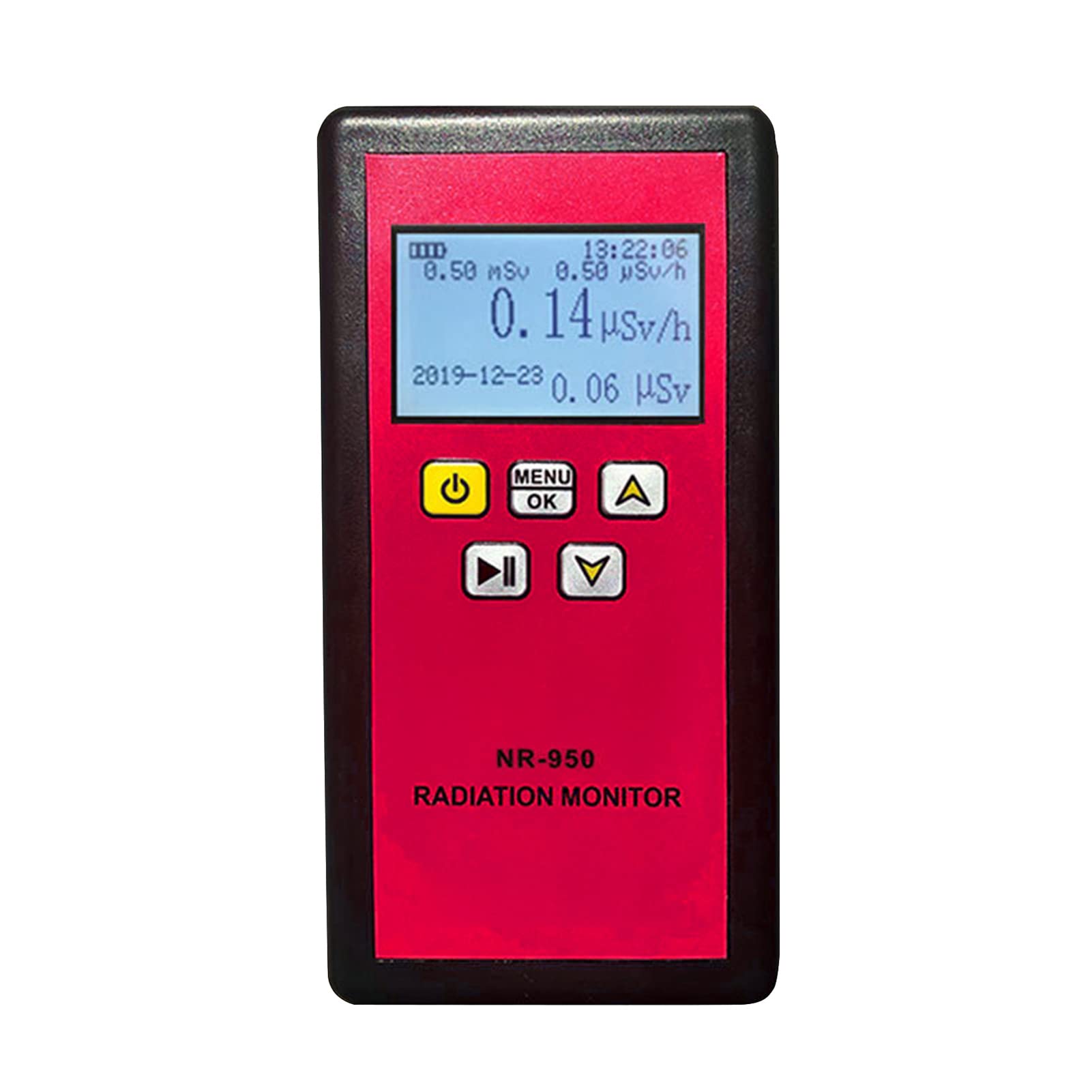 Nichhany NR-950 Handheld Geiger Counter - Digital LCD Nuclear Radiation Detector & EMF Meter for Home, Industrial & Emergency Use | Radioactive Tester for X-ray, Gamma, Beta Detection