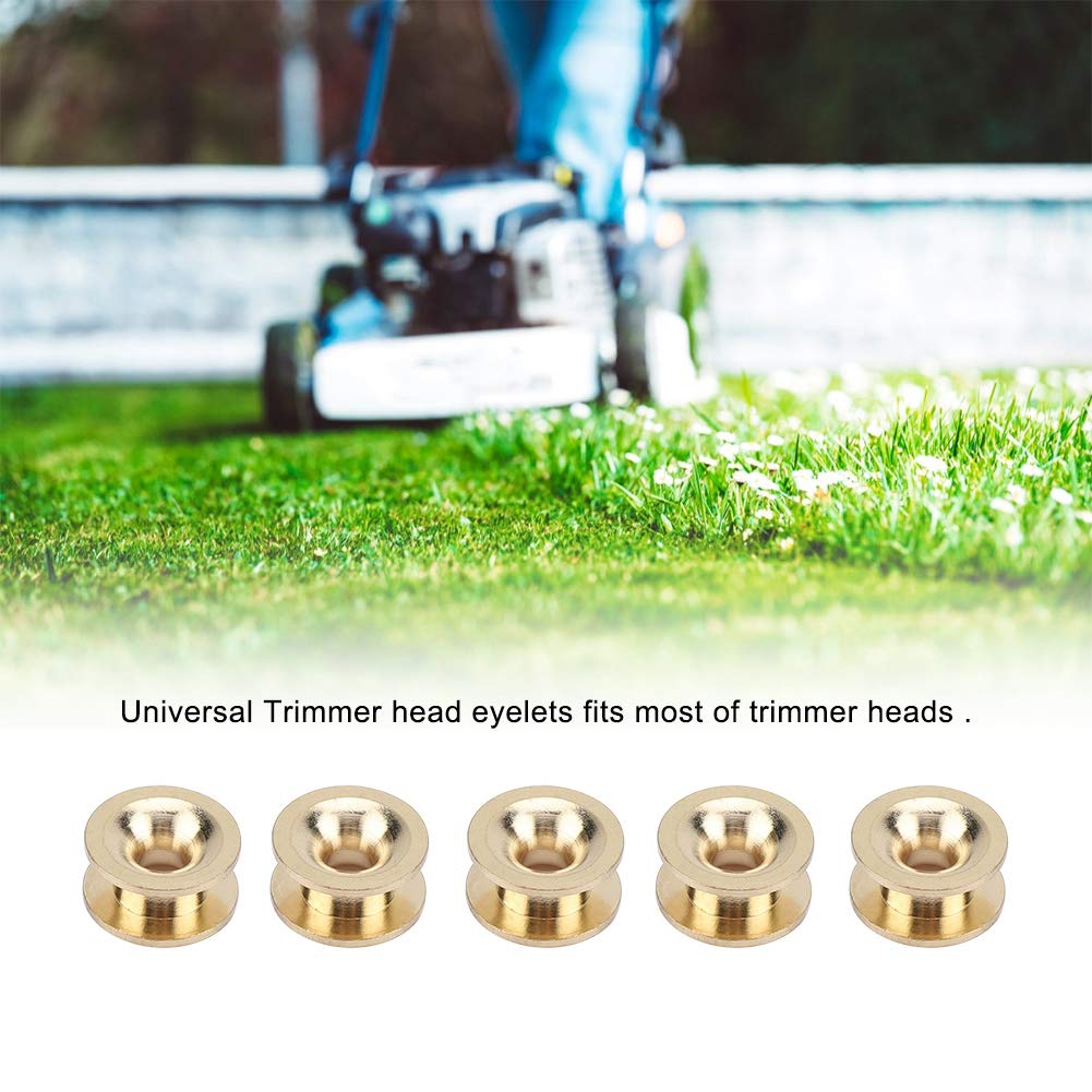 **GLOGLOW 5-Piece Universal Grass Trimmer Head Eyelets - Replacement Cutter Parts for Lawn Trimmers & Strimmers - Perfect for DIY Lawn Care & Garden Maintenance**