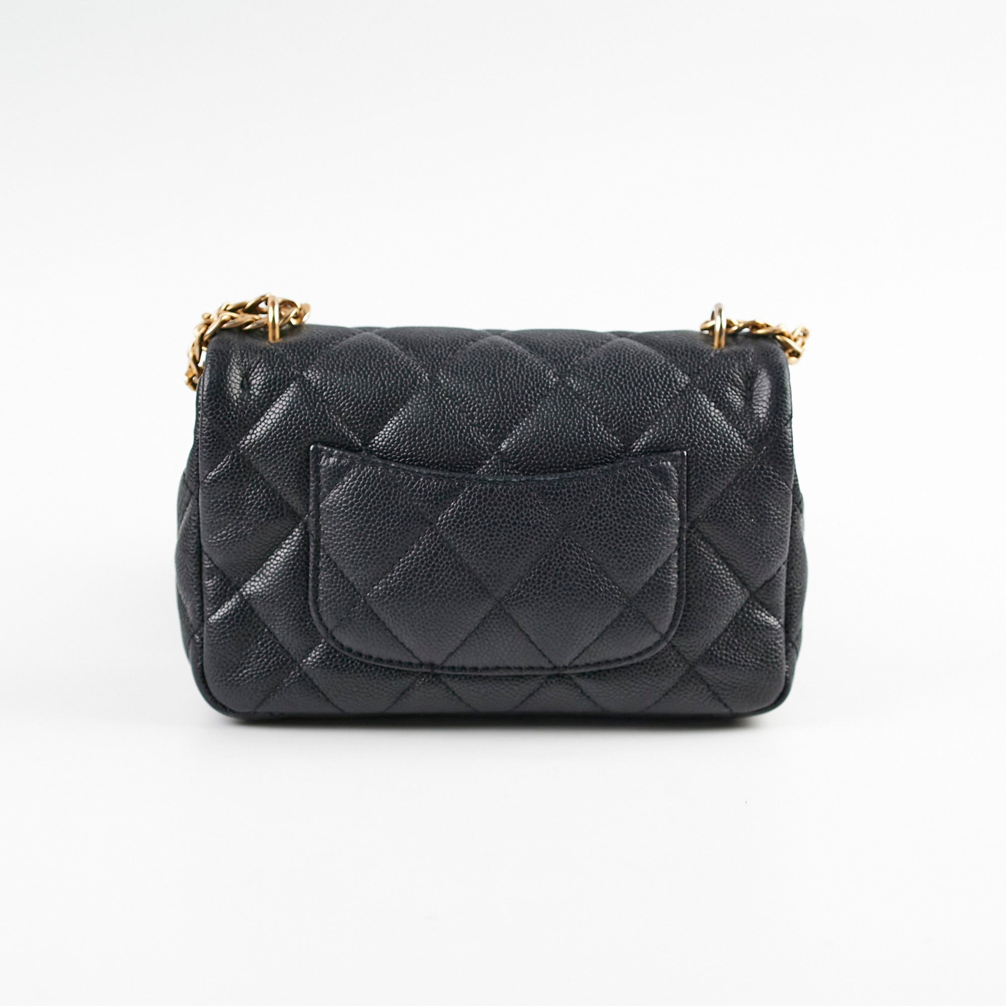 Chanel 23P Seasonal Caviar Mini Flap Bag Black with Microchip - Luxury Crossbody Purse for Women, Perfect for Parties, Dating & Everyday Use