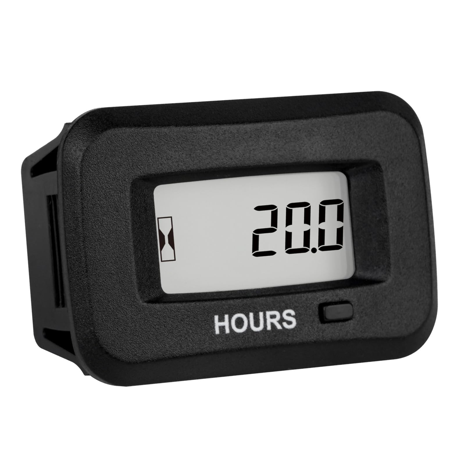 Runleader Digital LCD Hour Meter with AC/DC 5V-277V - Universal Usage Timer for Lawn Mowers, Generators, Motorcycles, Golf Carts, Forklifts & Industrial Equipment - Track Engine Hours & Maintenance Intervals