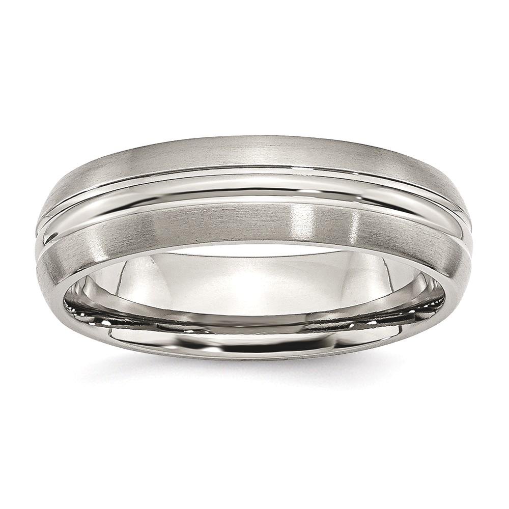IceCarats 6mm Titanium Wedding Band Ring for Men & Women - Durable, Lightweight & Hypoallergenic - Perfect for Engagement, Anniversary & Everyday Wear