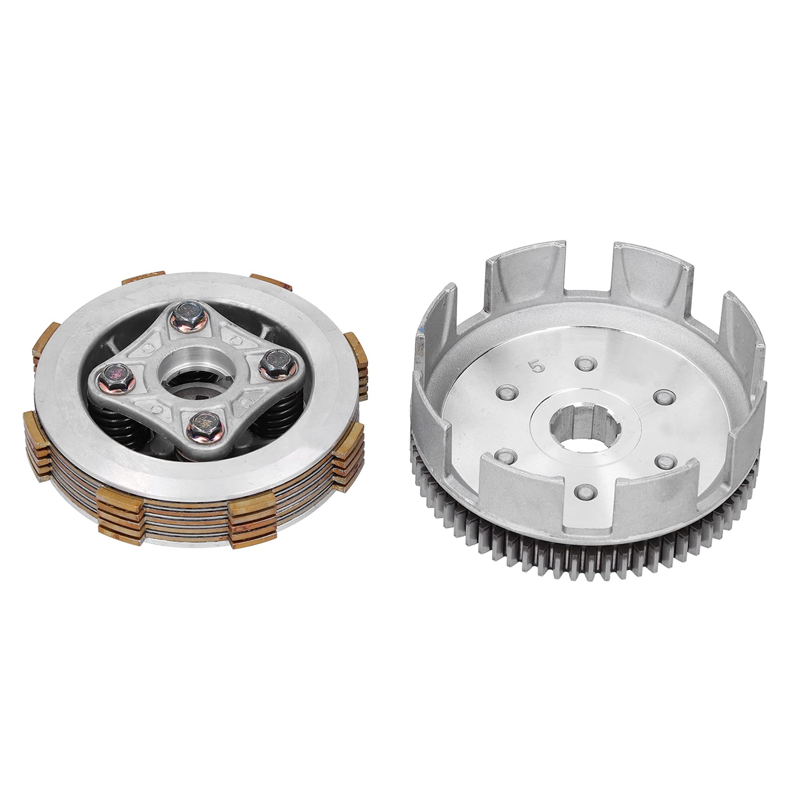 High-Performance Motorcycle Clutch Assembly - Steel Alloy Manual Clutch Kit for PIT PRO, Dirt Bike, Trail Bike & ATV - Durable Engine Upgrade for Off-Road Racing & Adventure Riding