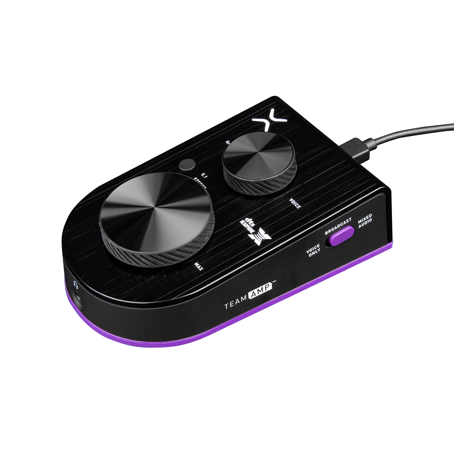 Victrix Team Amp - High-Performance Gaming Headset for PC, PS5, Xbox Series X | Pro - Noise Cancelling Mic, Surround Sound, Comfortable Ear Cushions | Perfect for Competitive Esports, Streaming & Online Gaming