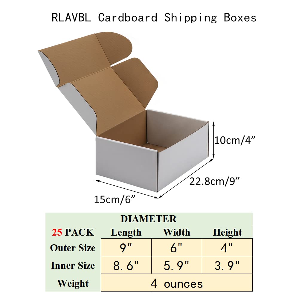 25-Pack 9x6x4