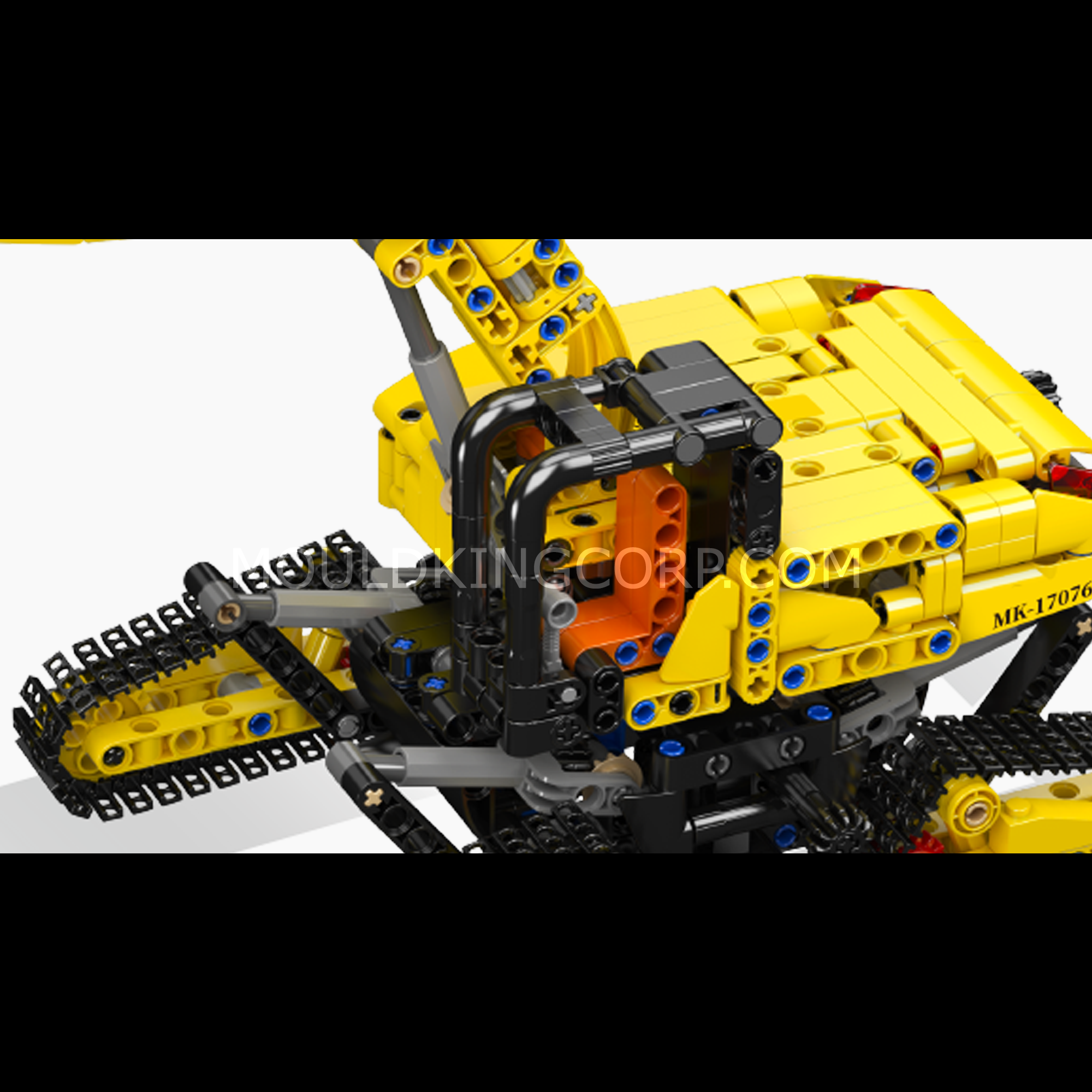 Mould King 17076 SFINX Future Excavator Building Set - 840 Piece Construction Toy for Kids & Adults | STEM Educational Building Blocks for Creative Play, Birthday Gifts & Home Decoration