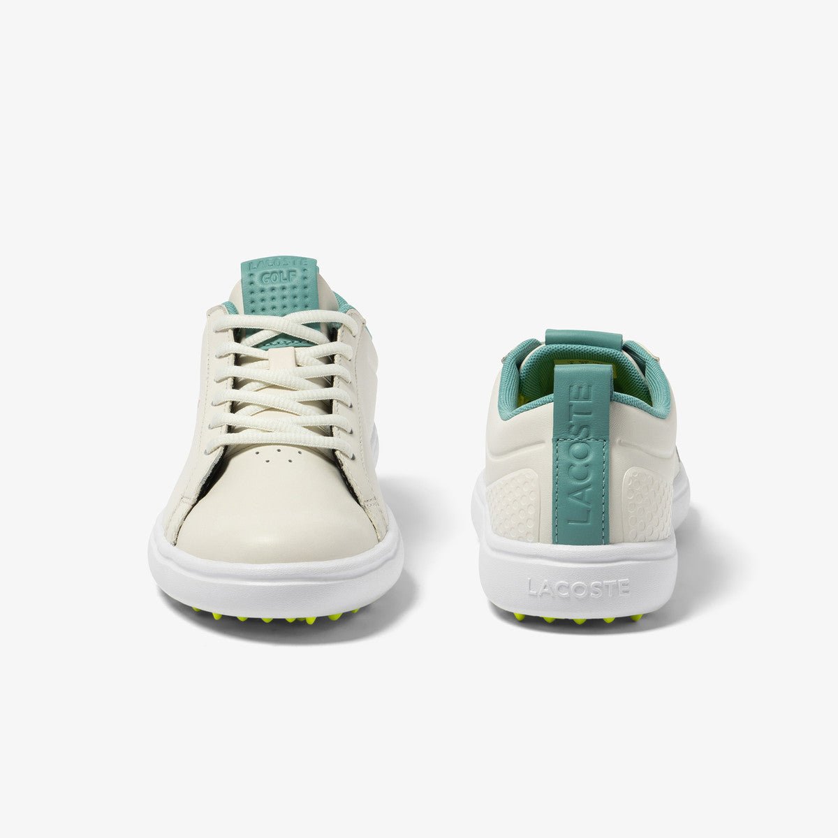 Lacoste G ELITE Women's Lightweight Synthetic Golf Shoes - Beige | Comfortable & Breathable for Walking & Golfing on the Course