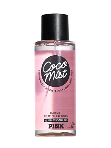 Victoria's Secret Pink Coco Body Mist with Essential Oils - Lightweight Fragrance for Women, Long-Lasting Aroma, Perfect for Daily Wear & Special Occasions